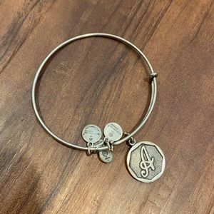 New Alex and Ani “A” silver bracelet